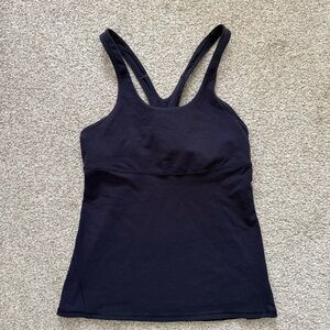 Lululemon Women's Dark Blue Tank Top